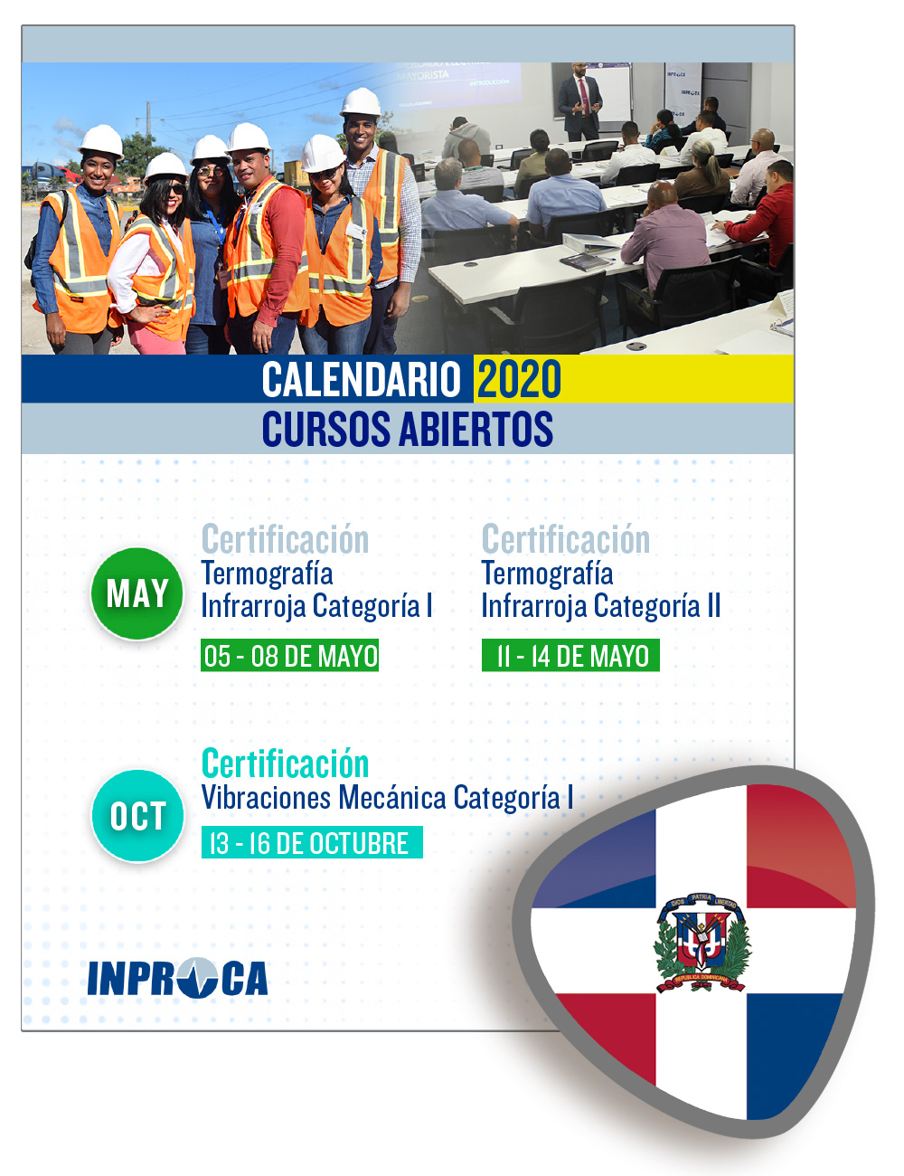 Inproca - República Dominicana - Calendario de Cursos 2020